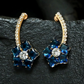 Crystal Star Earrings (CR-05)