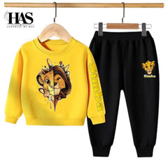 Simba Printed Kids Tracksuit for Winter By Clothing By has