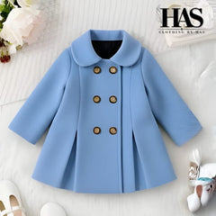 “Tiny coat, big style Perfect for cozy and classy days.”