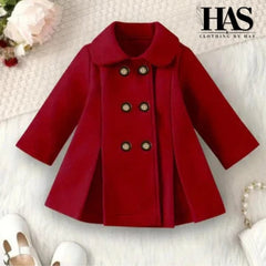 “Tiny coat, big style Perfect for cozy and classy days.”