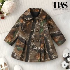 “Tiny coat, big style Perfect for cozy and classy days.”