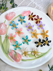 Ravi floral studs 01009 - 14