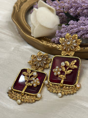 CShan e Heera Emerald Earrings Chi-48