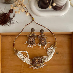 Naureen Half Choker Set - CS-44
