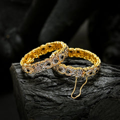 Crystal Craze Bangles - (BN-10)
