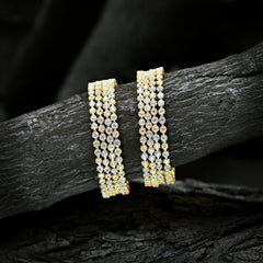 Crystal Crest Bangles - (BN-07)