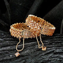 Royal Empress Zircon Bangles - BN-34