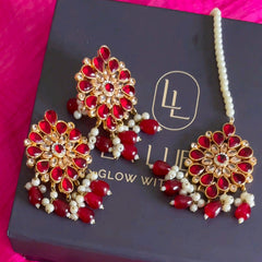 Pearl Zircon Choker Set (CS-01)