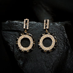 Crystal Round Earrings (CR-10)