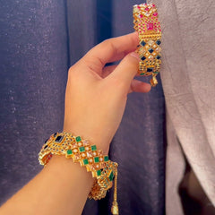 Royal Empress Zircon Bangles - BN-34