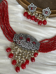 Husn-e-Janan Pearls Perfection Choker Set Chi-34