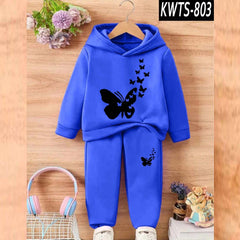 HAS Printed Kids Hoodie Style Winter Track-Suit [Flying Butterfly]