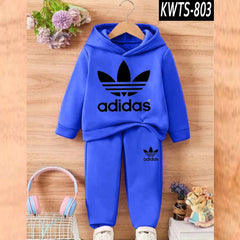 HAS Printed Kids Hoodie Style Winter Track-Suit [ADDIDAS]