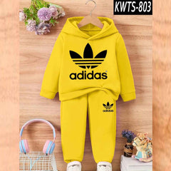 HAS Printed Kids Hoodie Style Winter Track-Suit [ADDIDAS]