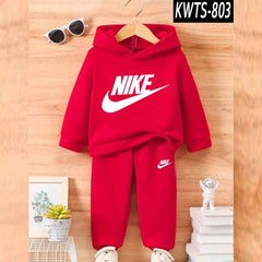 HAS Printed Kids Hoodie Style Winter Track-Suit [Nike]