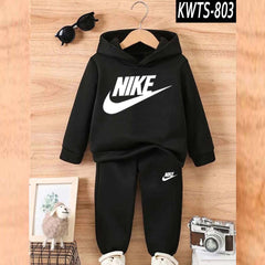 HAS Printed Kids Hoodie Style Winter Track-Suit [Nike]