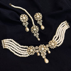Pearl Charm Fantasy Choker Set CS-43