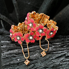 Pearl Blossom Bangles