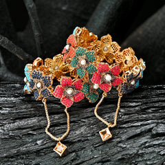 Pearl Blossom Bangles - BN-27