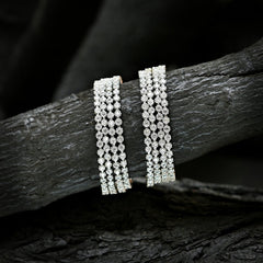 Crystal Crest Bangles - (BN-07)